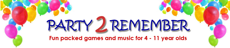 Party2Remember - Fun packed games and music for 4 to 11 year old kids
